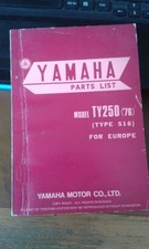 ancien parts list yamaha ty250