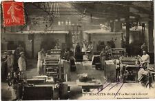 Old postcard Paris biscuits Olibet cutting machines (1243294)