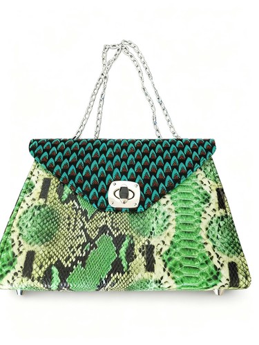 Sac main motif serpent - sac,