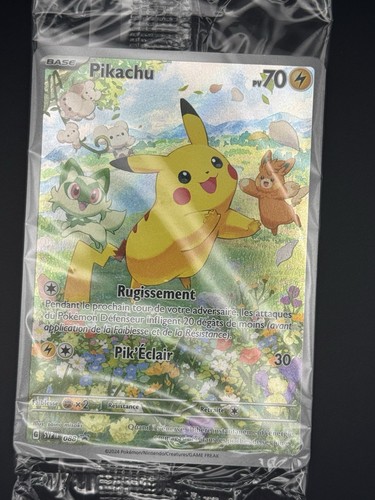 Carte pokémon pikachu svp - carte,
