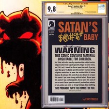 CGC 9.8 SS Satan's Sodomy Baby #1 signed by Eric Powell 2007 Dark Horse