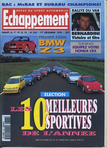 Echappement 333 12 - n°333, 01/12/1995