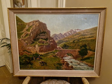 Peinture Ancienne Huile Sur