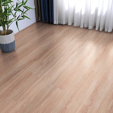 VEVOR Dalle revêtement de sol PVC en vinyle 36PCS grain de bois naturel 2,5 mm