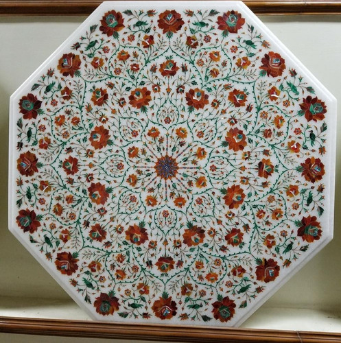 Table accent octogonale en - table,