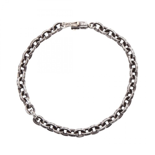 Bracelet chaîne papier chrome - chaîne,