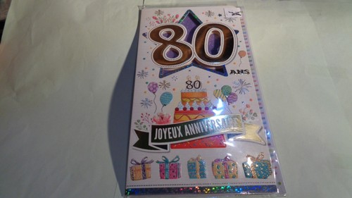 Carte joyeux anniversaire - -,