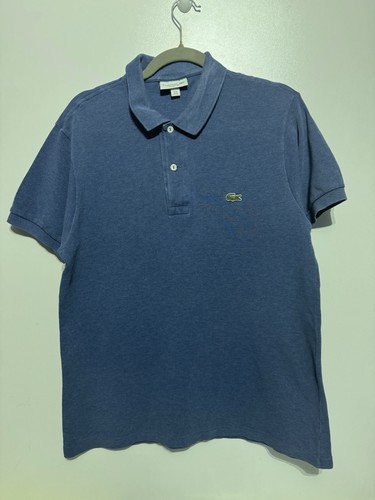 Polo lacoste bleu taille en - polo, m