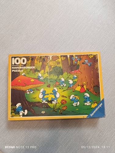 Puzzle les schtroumpfs 100