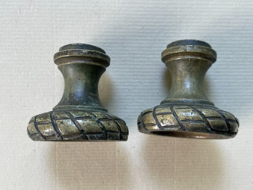 Ancienne paire embouts - d'embouts, /