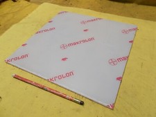 MAKROLON CLEAR POLYCARBONATE SHEET glazing plastic flat stock .220" x 12" x 12"