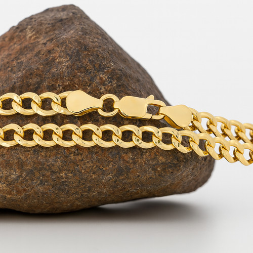 Chaîne jonc 18 carats - en,
