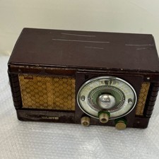 Junk Vintage MELODYNE Tube Radio Izumi Electric Retro Japan Showa Era Decor