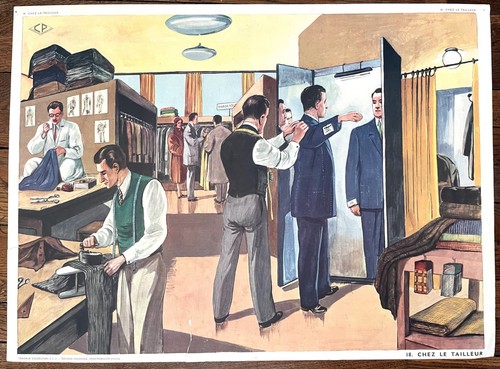 Ancienne affiche scolaire - 🎭,