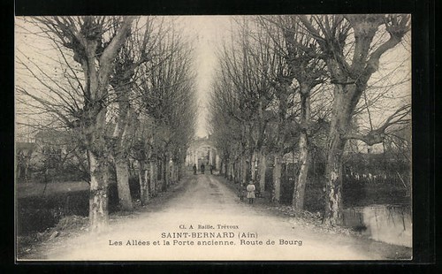 Cpa saint bernard les allées - cpa,