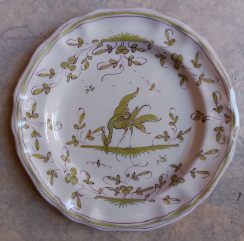 Ancienne assiette en - -,
