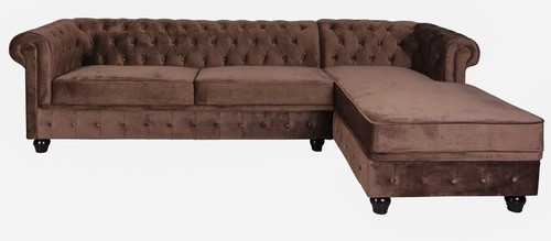 Canapé angle chesterfield - d'angle,