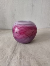 Vase en pâte de verre signé