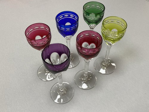 Anciens verres liqueur - verres, à