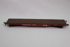 LM573 ROCO Train Ho 1/87 1:87 Pennsylvania Flat Car 435385 Brown