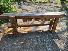 Superbe établi bois ancien