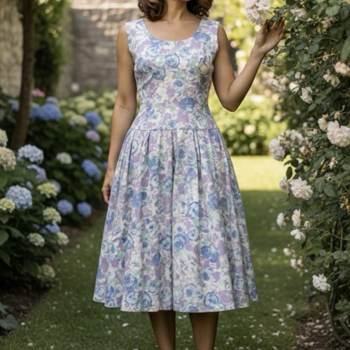 Robe couturière 1950 - robe, couturière,