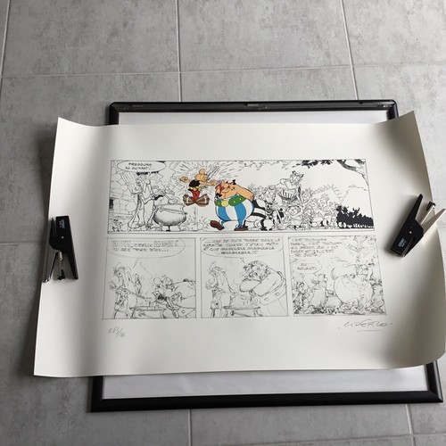 Sérigraphie astérix - astérix, la