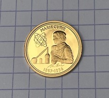 Coffret Marie Curie @ Médaille en or @ Belle Epreuve