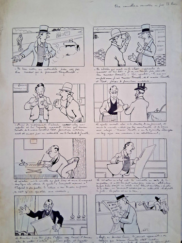 Planche originale non - de,