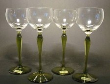 Art Nouveau - 4 verres à vin