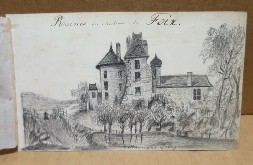 Ruines chateau foix - du,