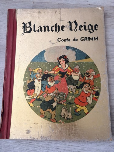 Livre ancien blanche neige - ancien, blanche-neige