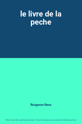 Livre peche rougeron - livre,