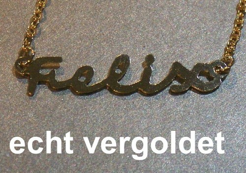 Collier prénom felix or - prénom, en