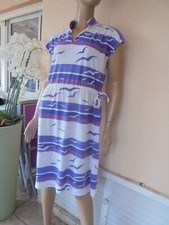 ROBE  D'ETE VINTAGE FOND BLANC