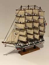 Model sailing boat Le France old wood
