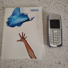 Vintage Cell Phone 2004 NOKIA 3120b with User Guide IT May Work?? Pre Flip Phone
