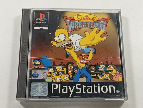The simpsons wrestling sony - simpsons,