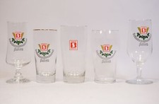 5 pcs Bundle Schmid Bräu Grünbaum Brewery Aalen Beer Glasses Models