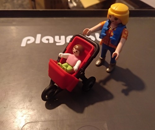 Playmobil femme avec chariot - playmobil,