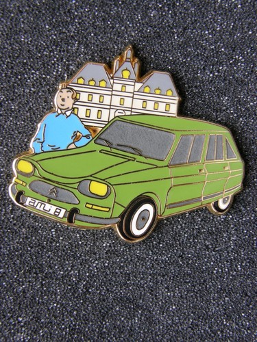 Pin tintin signé casterman - signé:,
