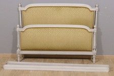 Louis XVI bed 150 cm wide, detached columns, mid-20th century