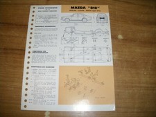 FICHE TECHNIQUE MAZDA 818
