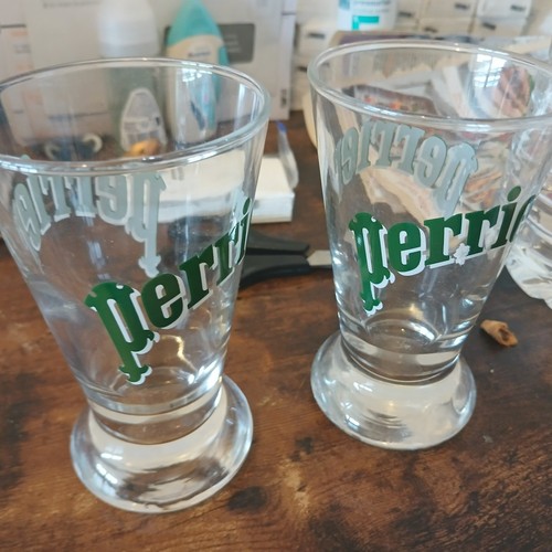 Lot verres perrier - 2,
