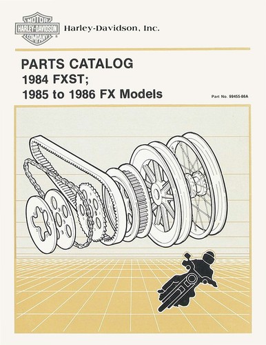 Catalogue pièces - fx, 85-86
