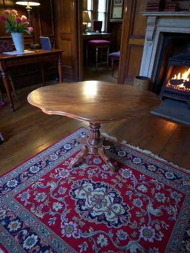 Ancienne table gueridon style - table,