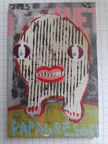 Peinture originale papagrebou - peinture,