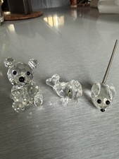 figurines swarovski Les Trois