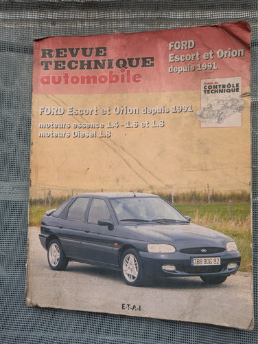 Revue technique ford escorte - revue,