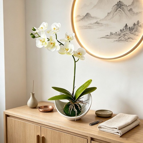 Plante orchidée - plante, d'orchidée